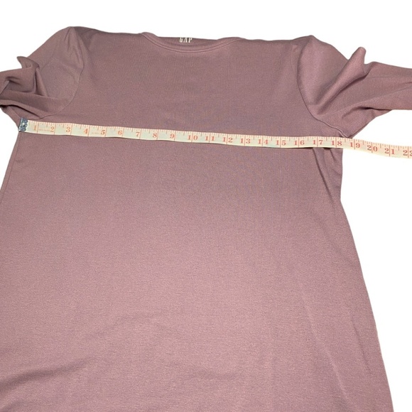 GAP Long Sleeve Modern T-Shirt Midi Dress Soft and Stretchy Crew Neck US Sz XL - Picture 5 of 8